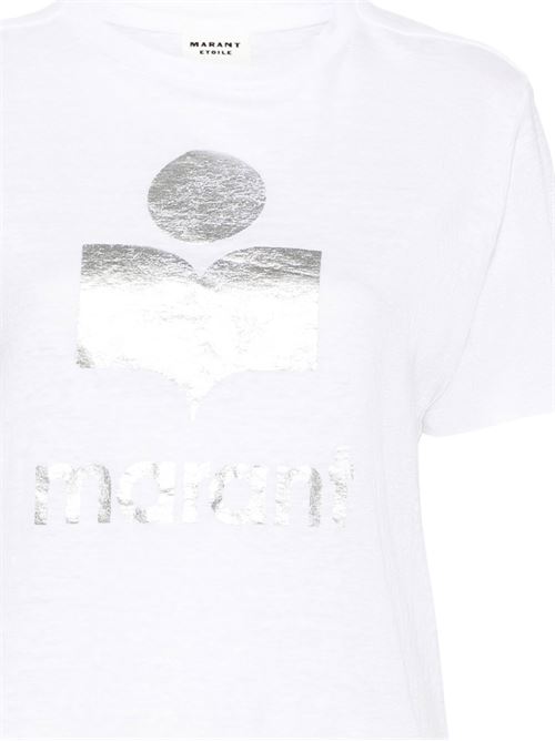 T-shirt bianco ottico MARANT ETOILE | TS0001FBA1N10E20WH